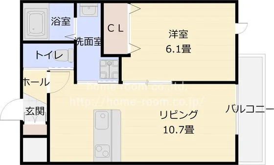 フレシール 111号室の写真 2