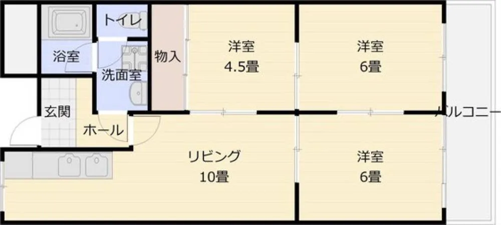 パールハイツ高木 201号室の写真 2