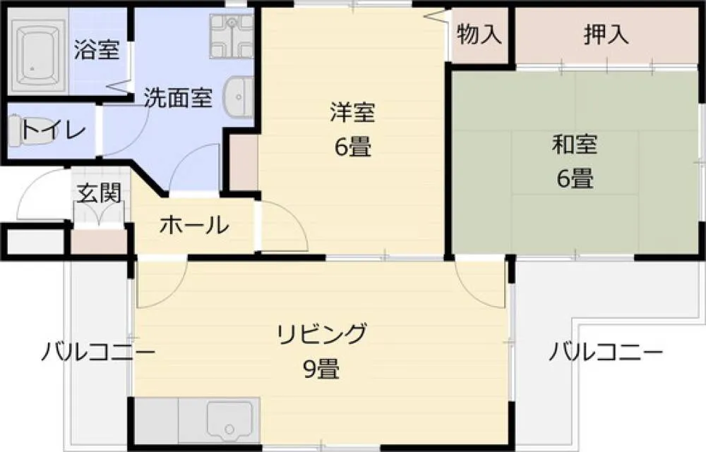 マンションクルーズ 201号室の写真 2