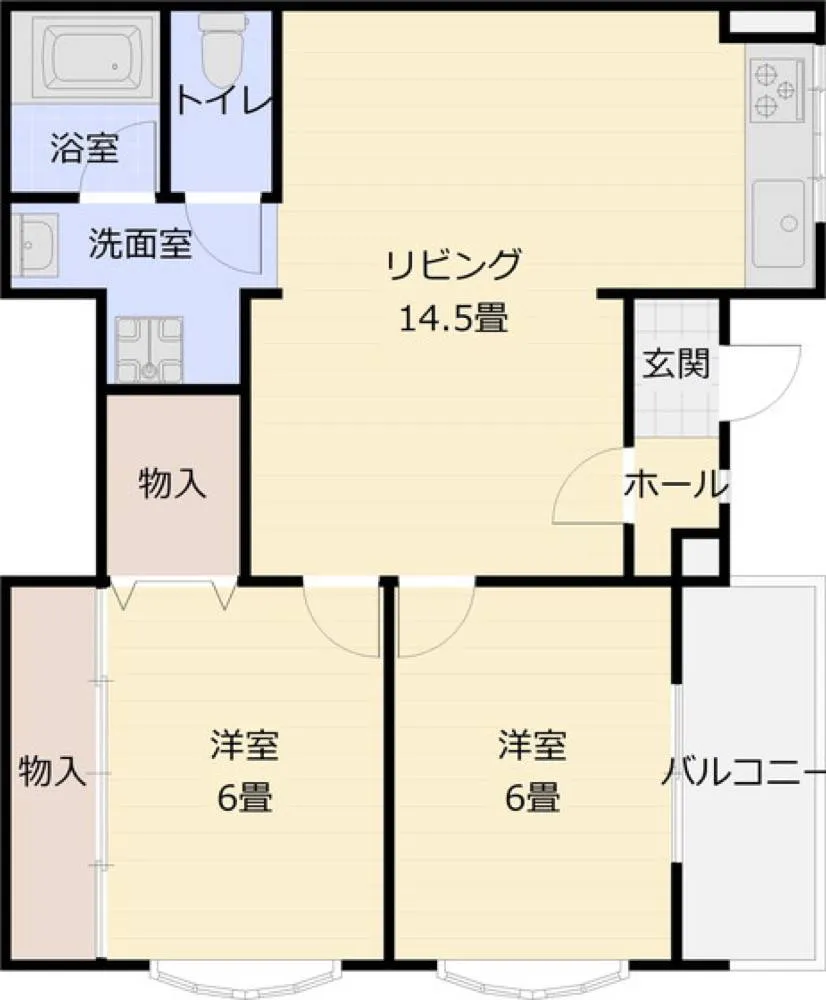 マンションパール 100号室の写真 2
