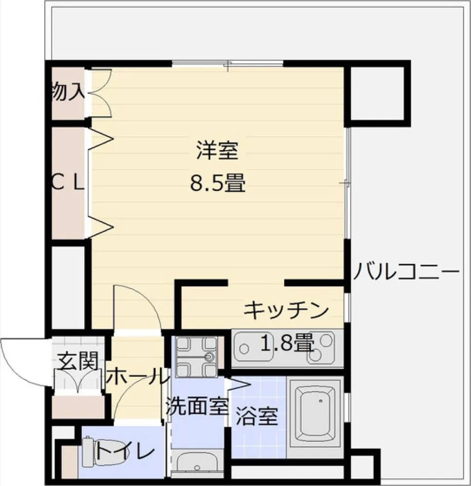 オレンジハウスエクセレント 702号室の写真 2