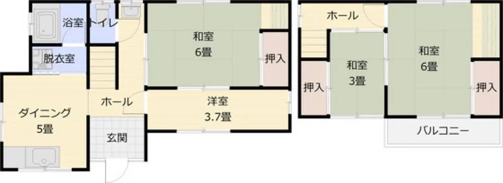 柏原市高井田91-15貸家の写真 2