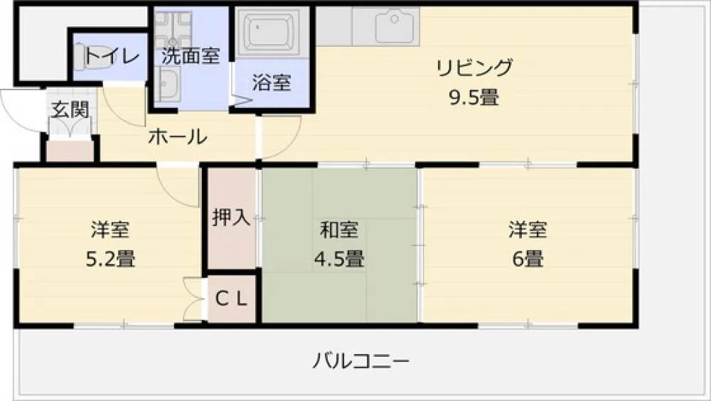 フローラルマンション 301号室の写真 2