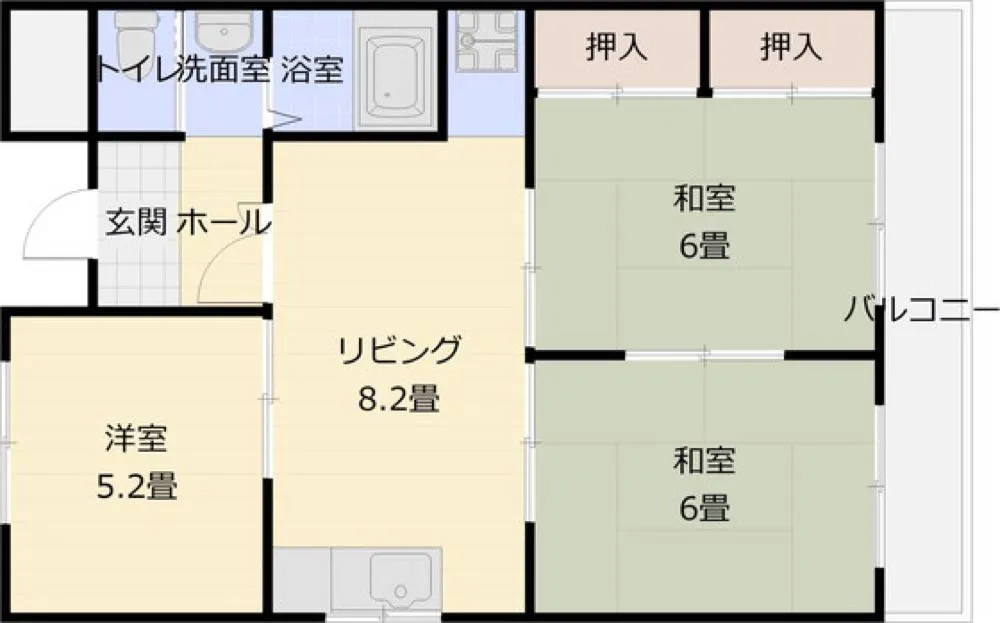 マンショングランディ 201号室の写真 2