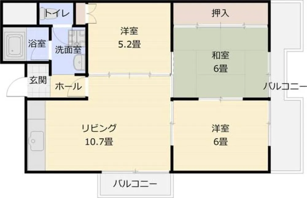 第2泰山ハイツ 301号室の写真 2