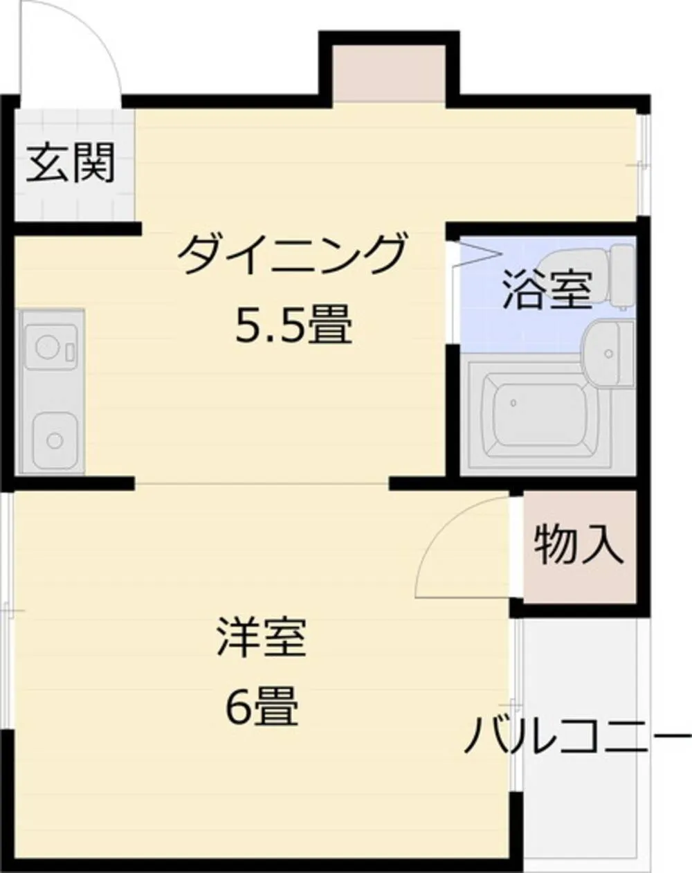 青山住研ハイツ 101号室の写真 2