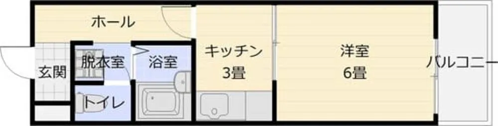 ドリームスクエア 101号室の写真 2