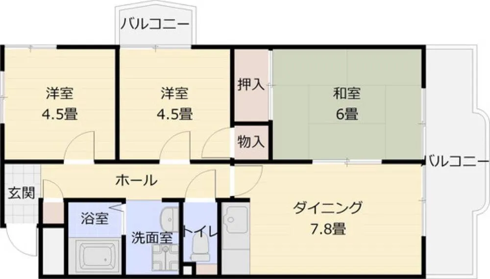 マンションパール 205号室の写真 2