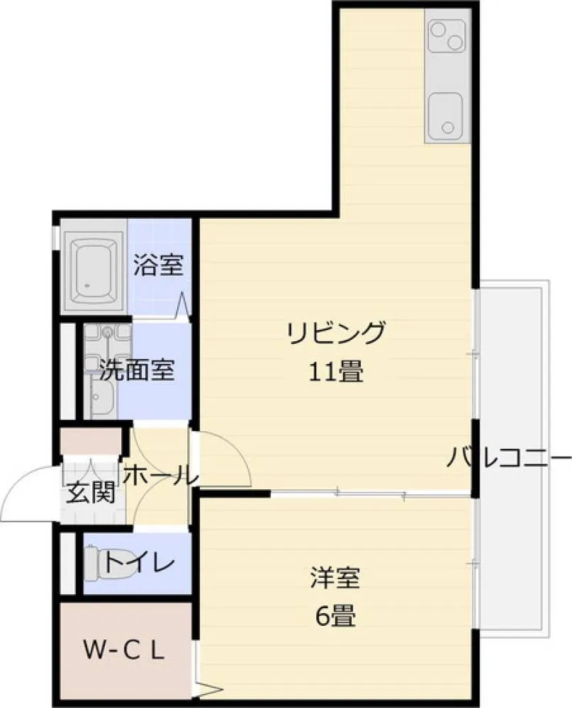 サンハイム法善寺 101号室の写真 2