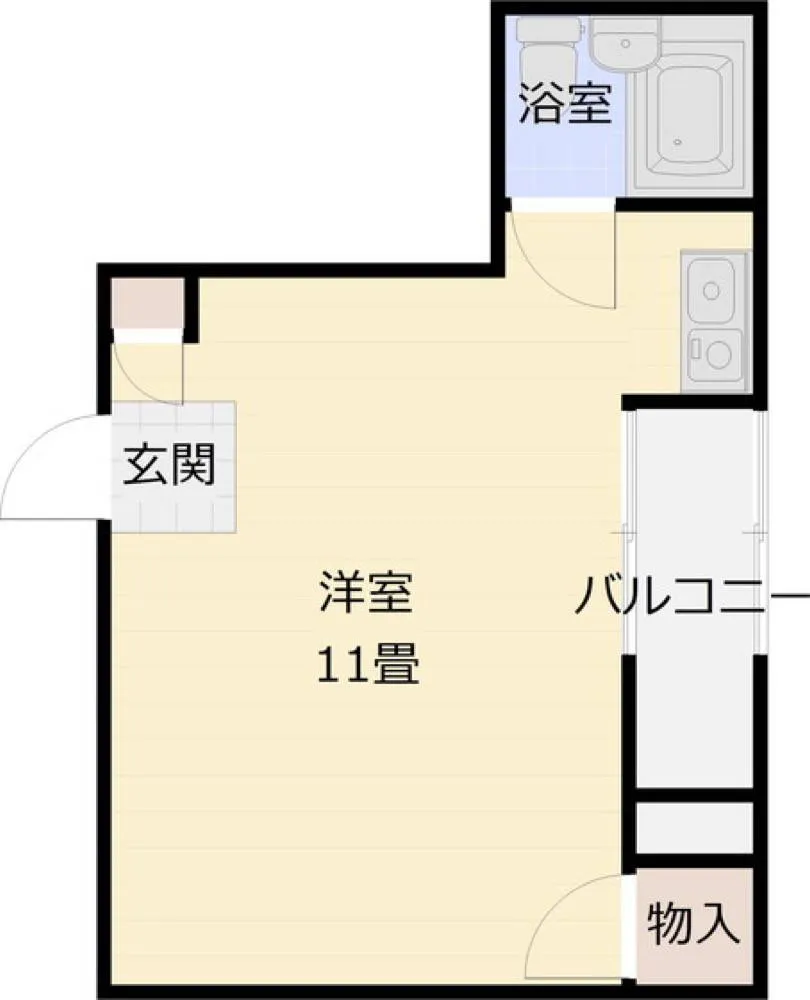ハイツエイト 2C号室の写真 2