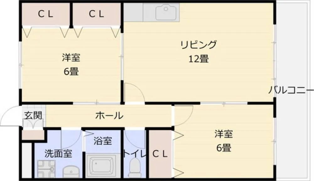 サングレイス 105号室の写真 2