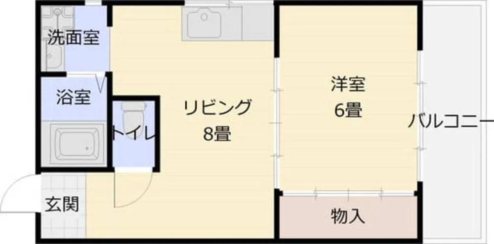 居村マンション 202号室の写真 2