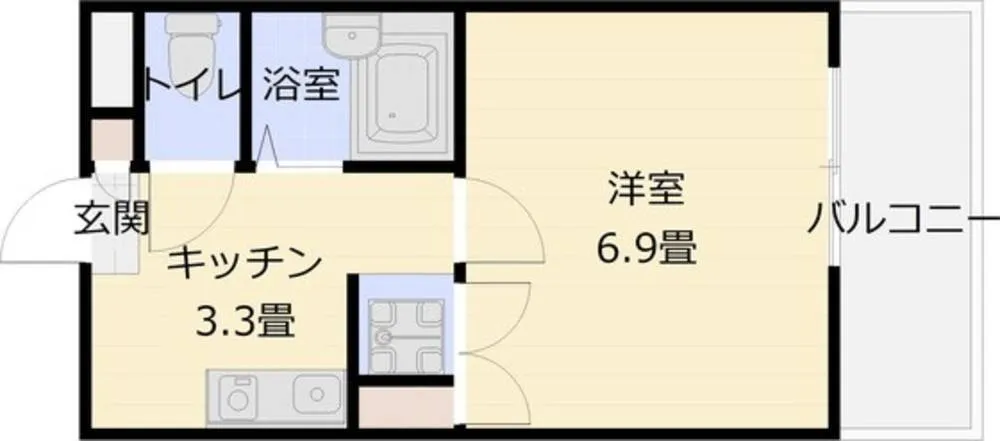 リーベハイツ青山 101号室の写真 2