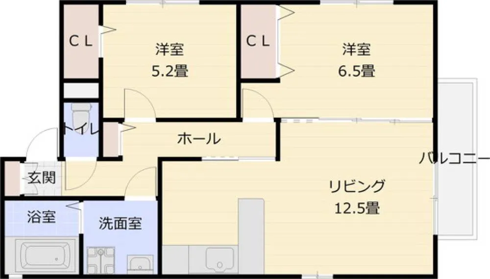 コージーコート法善寺 101号室の写真 2