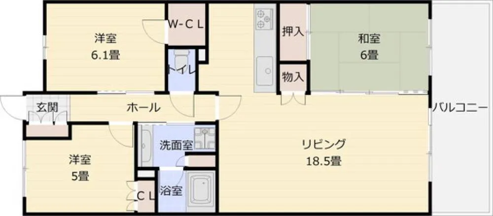 ライオンズ柏原駅前クラウンスクエア 813号室の写真 2