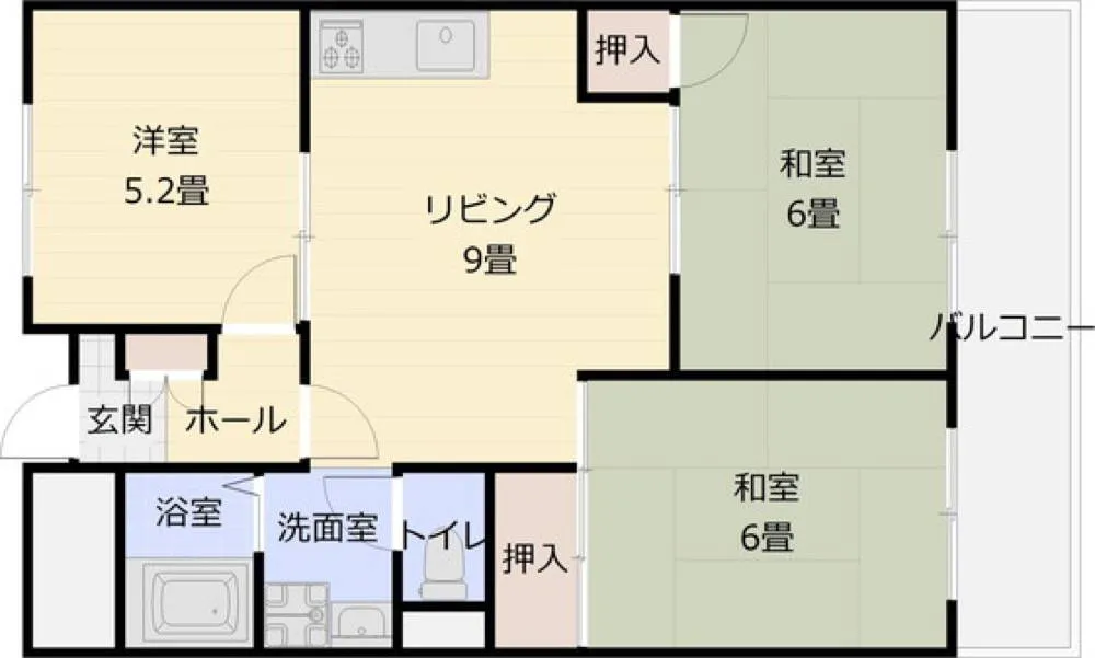 メゾンハピネス 101号室の写真 2