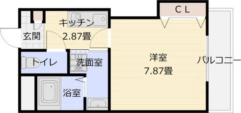 サンドレンスコート 102号室の写真 2