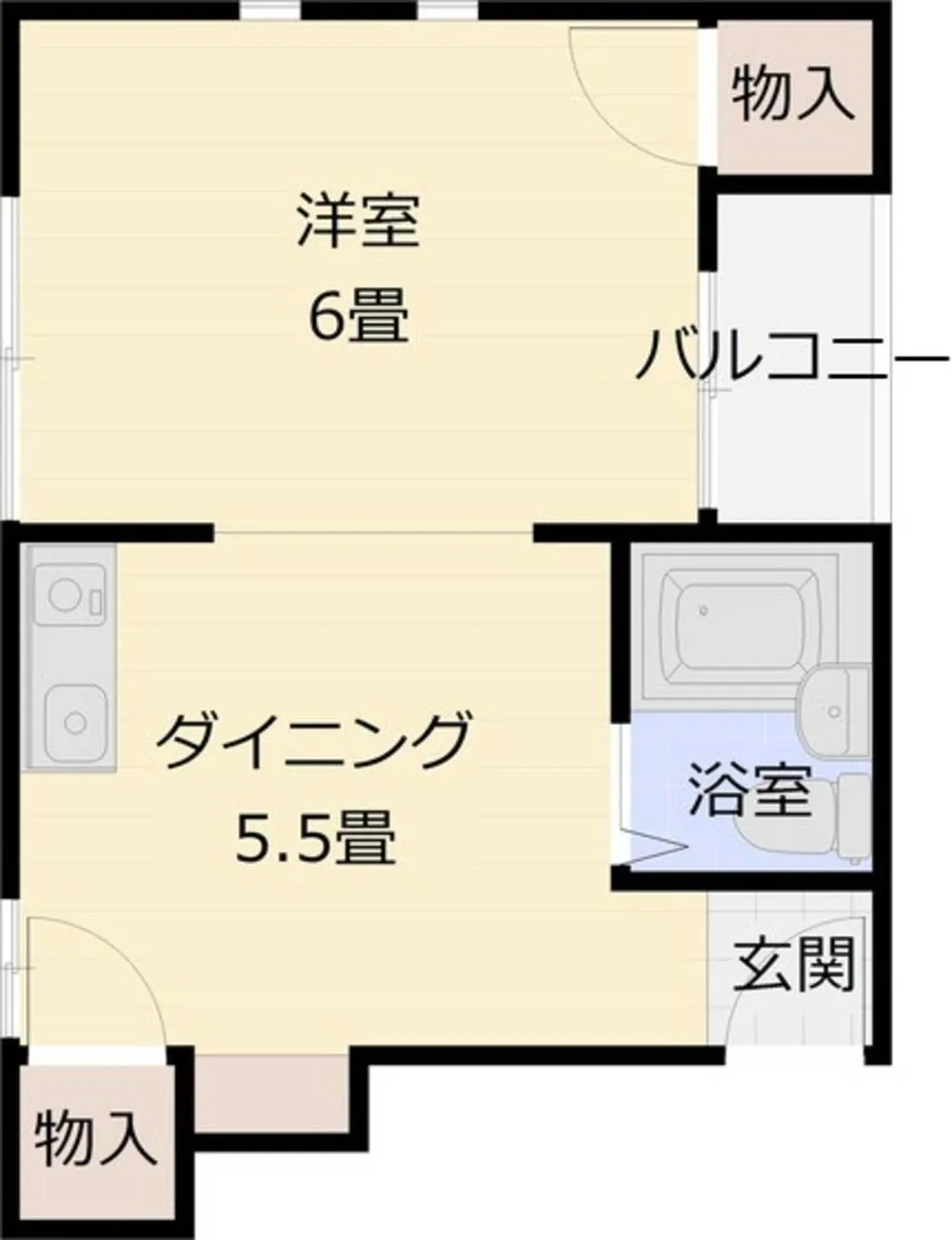 青山住研ハイツ 201号室の写真 2