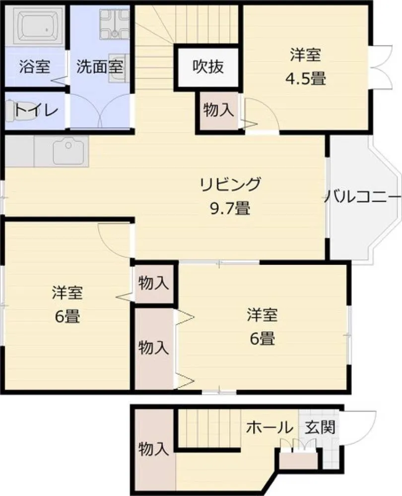 メゾンドエスポワール 201号室の写真 2