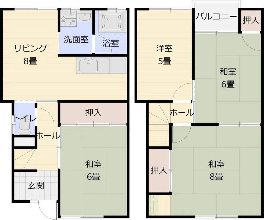 旭ヶ丘3丁目貸家 101