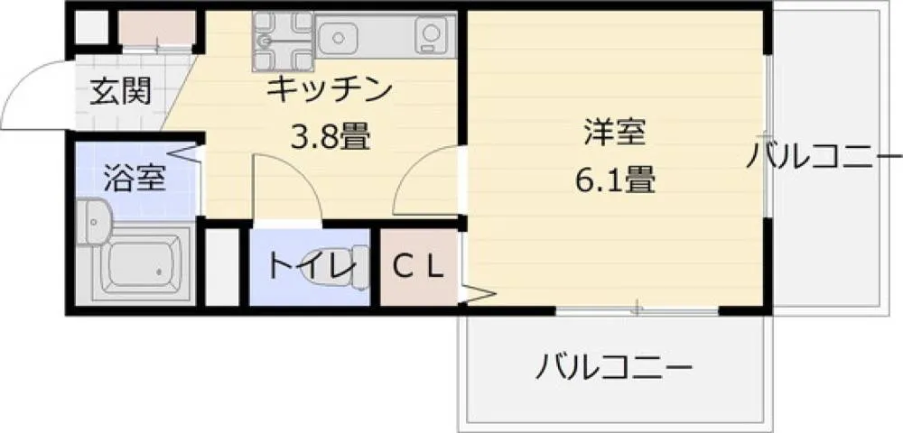 TOYOマンション 201号室の写真 2