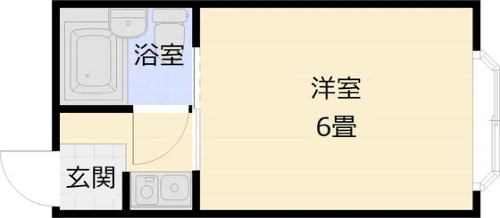ロイヤル柏原 101号室の写真 2