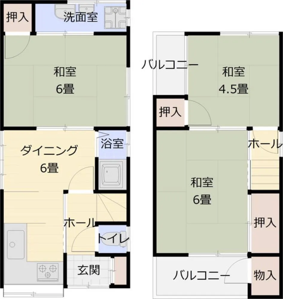 柏原市古町3丁目貸家 
