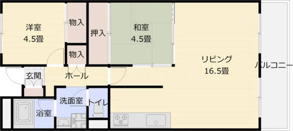 パナグレープ 406号室の写真 2