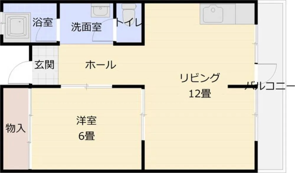 メゾン柏原 205号室の写真 2
