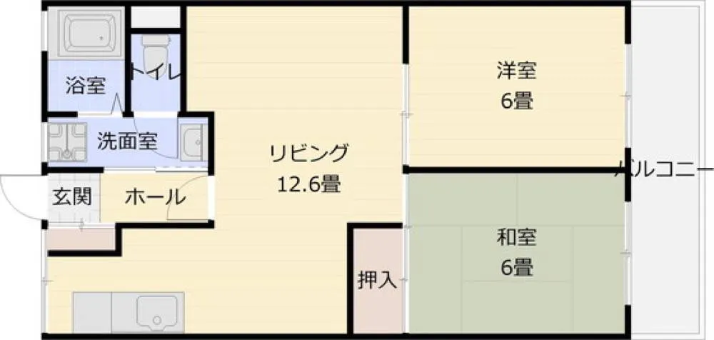 小松マンション 200号室の写真 2