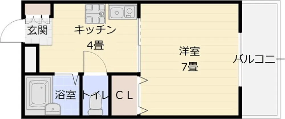 サニーハイム 202号室の写真 2
