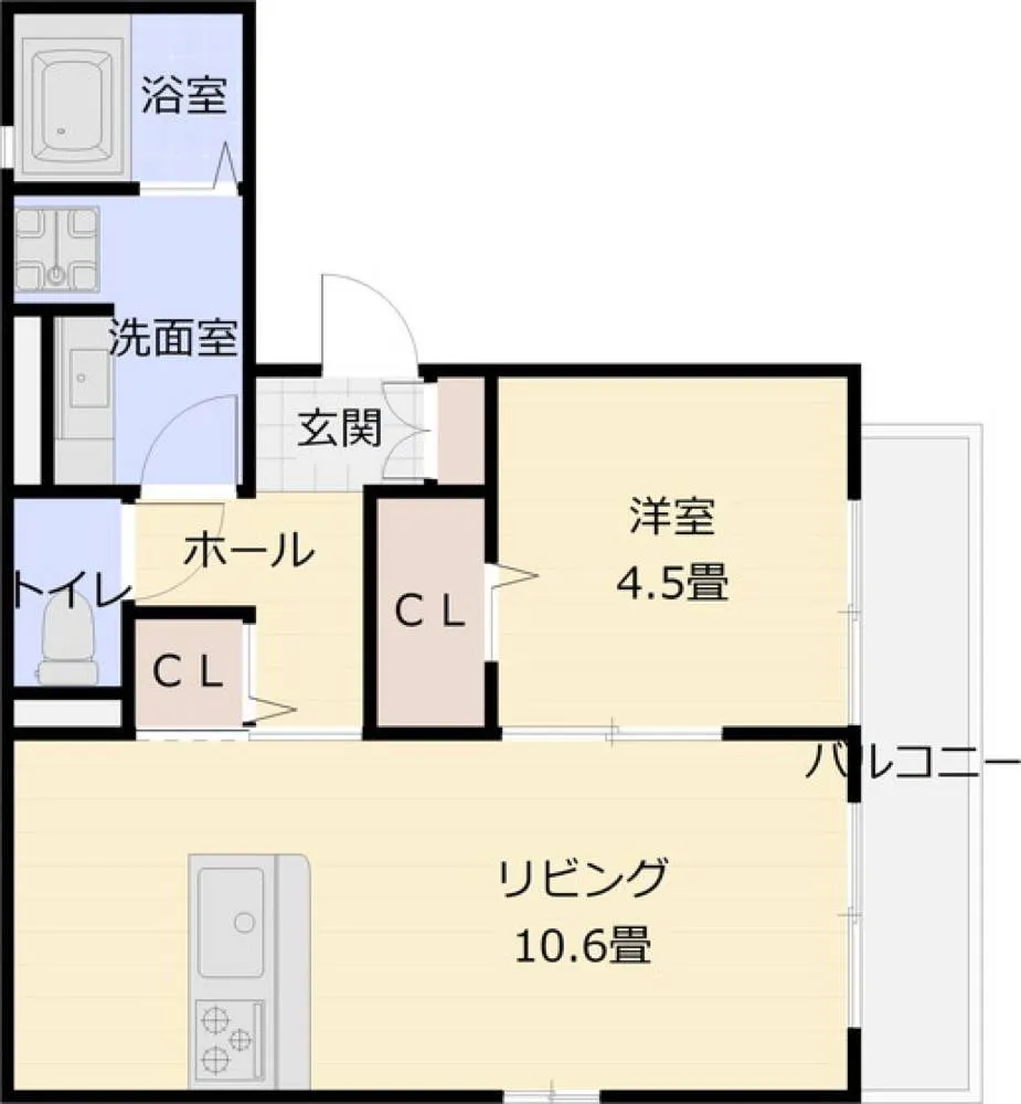 Re Court Stella 101号室の写真 2