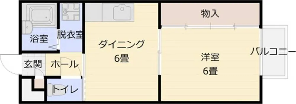 アンソレイユ 101号室の写真 2