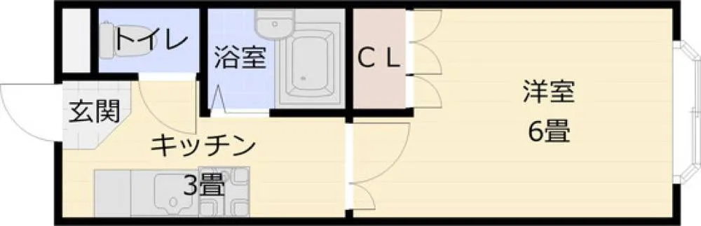 グリーンヒル110 202号室の写真 2
