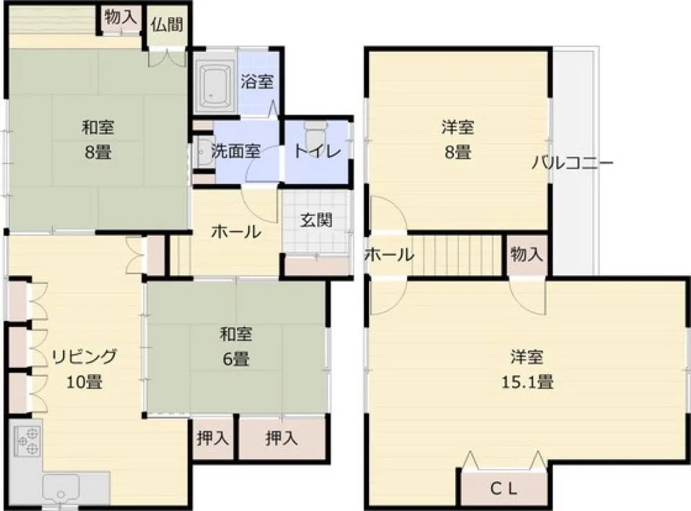 玉手町貸家25-62の写真 2