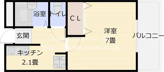 ベルクレーネ・ユー 302号室の写真 2