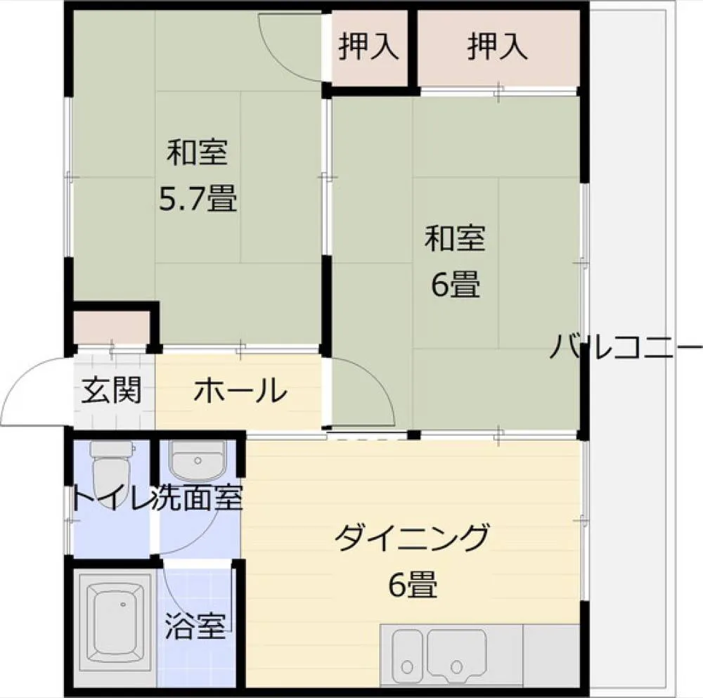 グランメール 203号室の写真 2