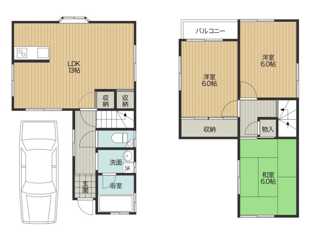 国分東条町３LDK戸建 